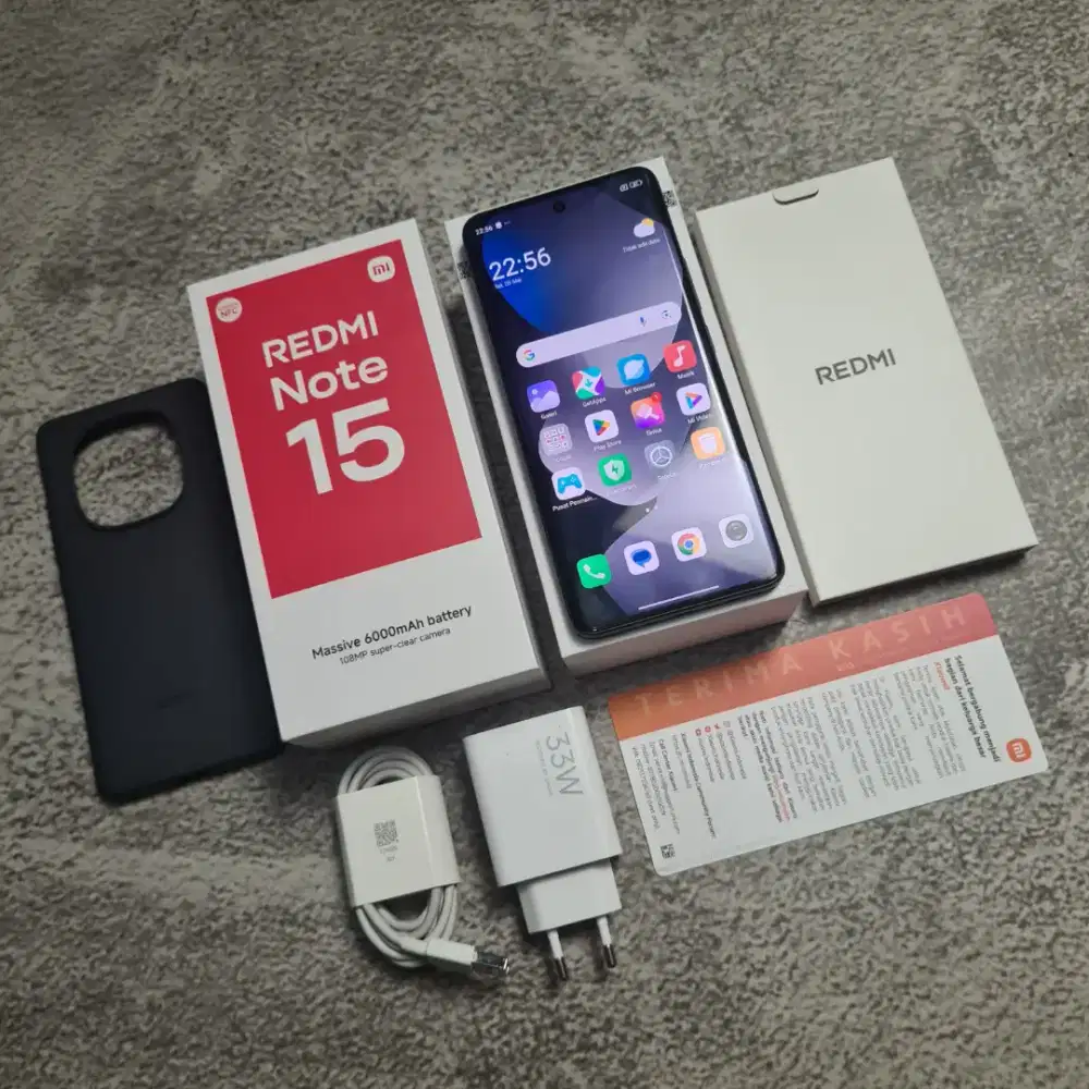 Hp redmi xiomi note 15 4G ram 8/256 NFC
