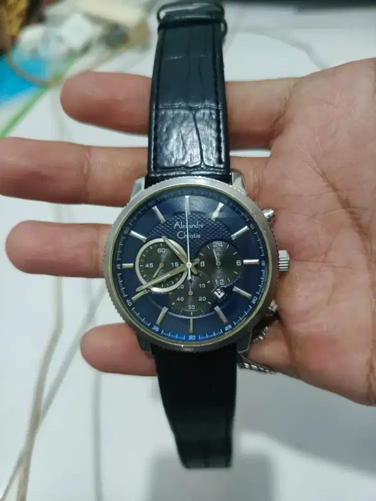 Alexandre Christie blue dial