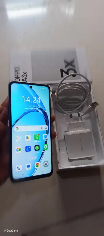 OPPO A3X 4+4/128 (MULUS+FULLSET)