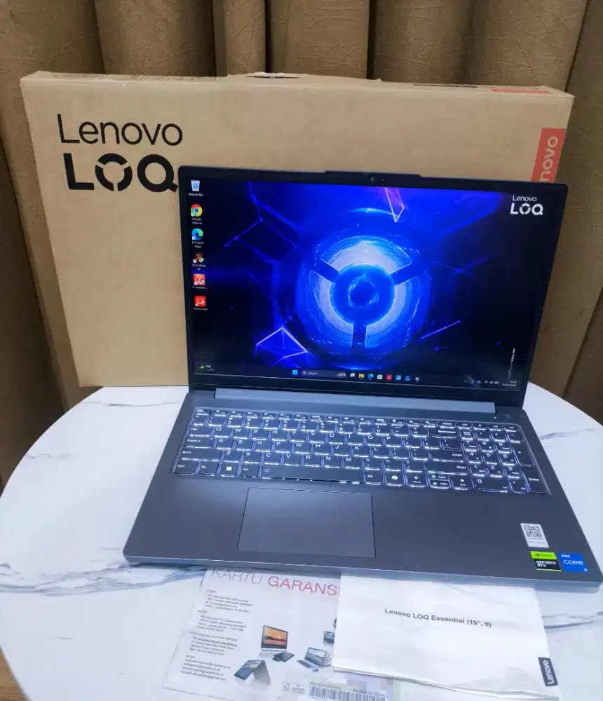 LENOVO LOQ ESSENTIAL 83LK FULSET[RAM 12GB+SSD 512GB+NVIDIA RTX]GARANSI