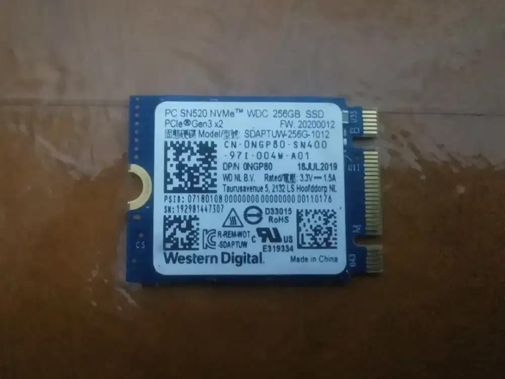 SSD NVME M2 256GB 2230