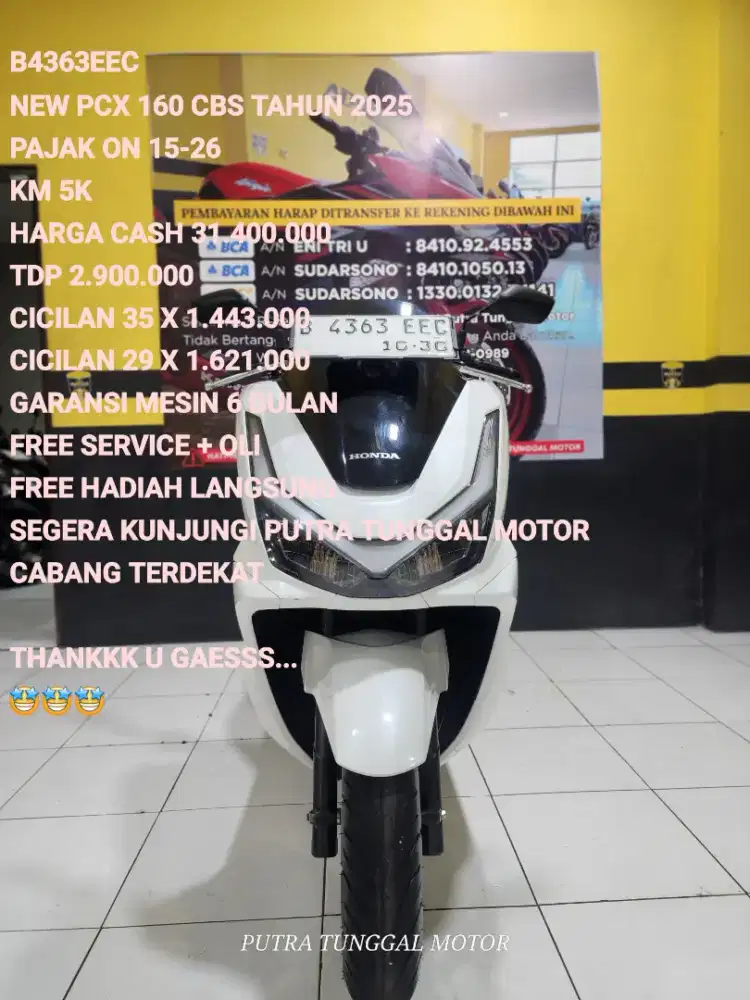 PCX CBS TAHUN 2025,BISA CASH,BISA KREDIT,BISA CASH TEMPO