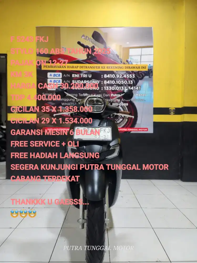 HONDA STYLO TAHUN 2025,TAMPIL ELEGAN BANGET