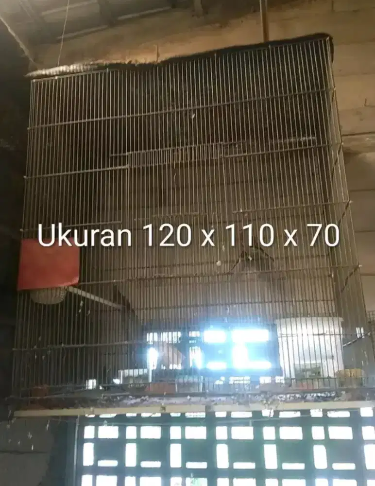 Kandang galvanis jumbo untuk ayam/kucing/burung dll