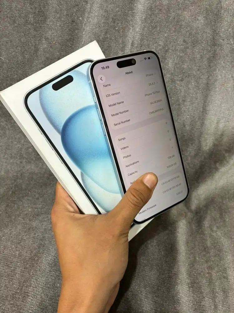 iphone 15 plus 128 ibox like new