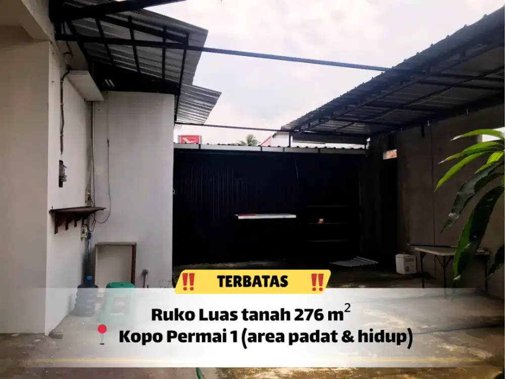 Ruko + Tempat Tinggal di Kopo Permai – Fleksibel & Strategis