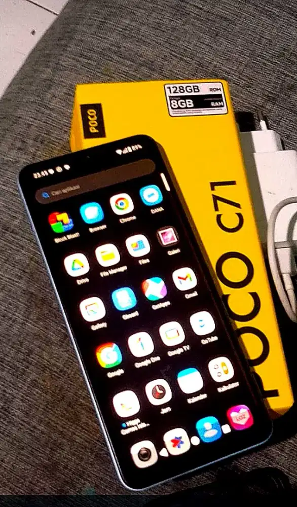 Ada yg minat nggak dengan Poco C71 Ram 4+4gb Rom 128 Fullshet