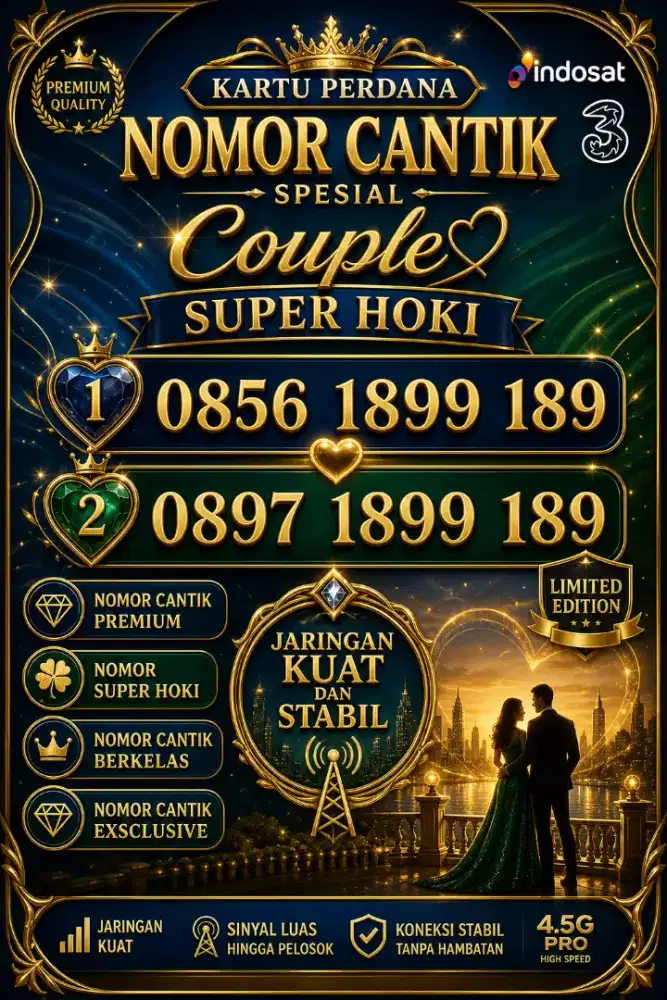 Super Hoki 189 Spesial Couple Eksklusif Perdana Indosat Three Berkelas