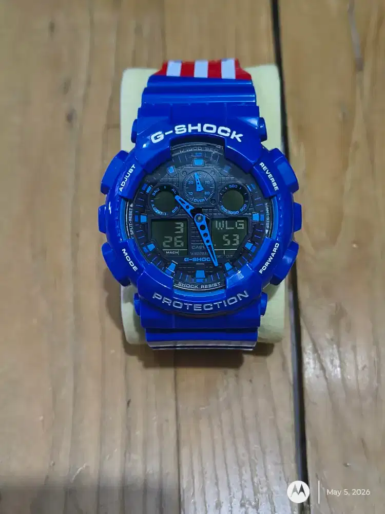 gshock GA100 biru original