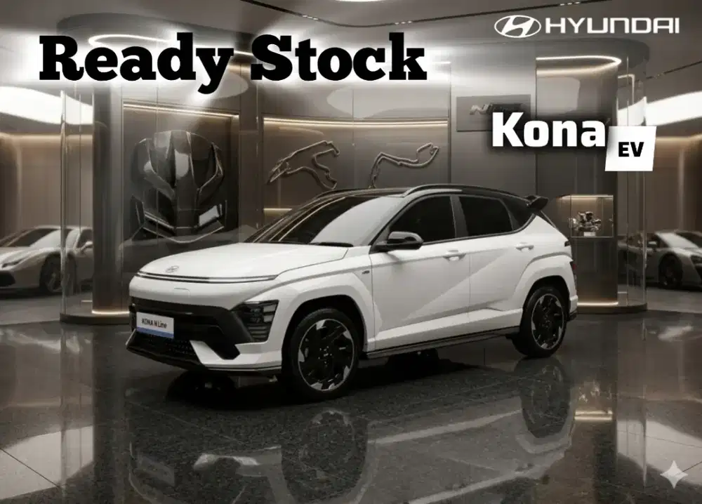 ready stock hyundai kona prime long range kredit cash signature n-line