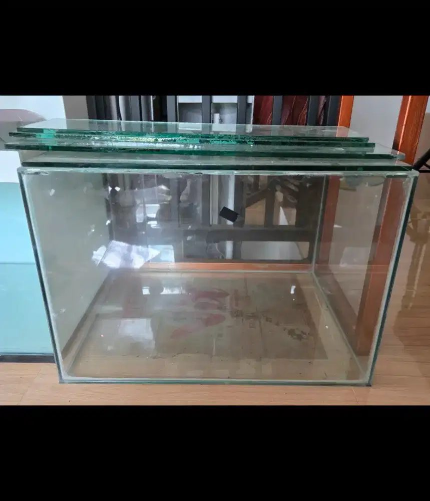 Habiskan stok murah aquarium akuarium Panjang60 tinggi42 lebar48 asli