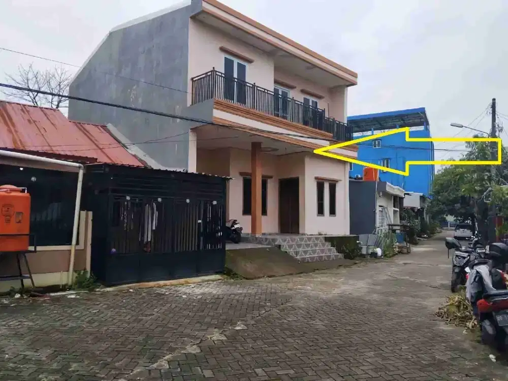 Di Jual Rumah 2 Lantai di Villa Mutiara Asri Makassar Siap Huni - Melalui Proses Lelang!
