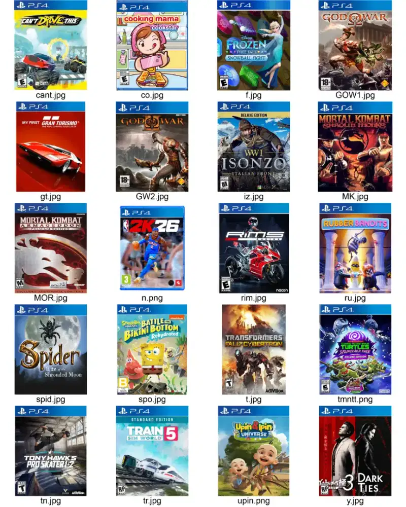 Instal game Ps4  hardisk