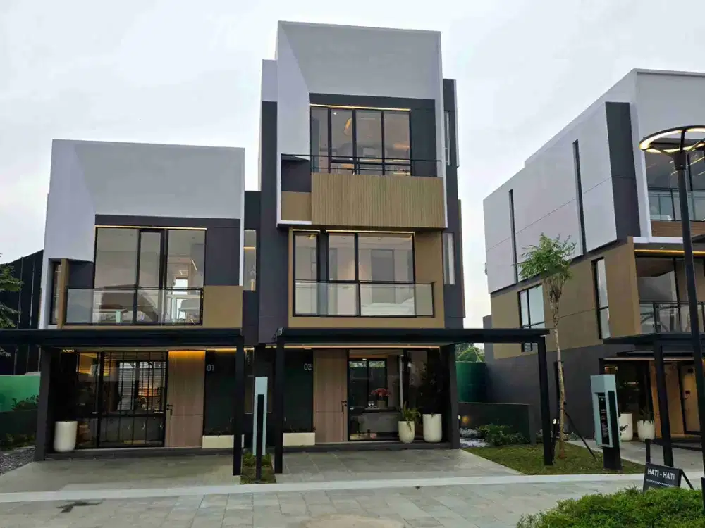 Rumah GEN Z 3 Lantai Park Serpong Tipe GoldTops Beverly Angsuran 4.5 Juta