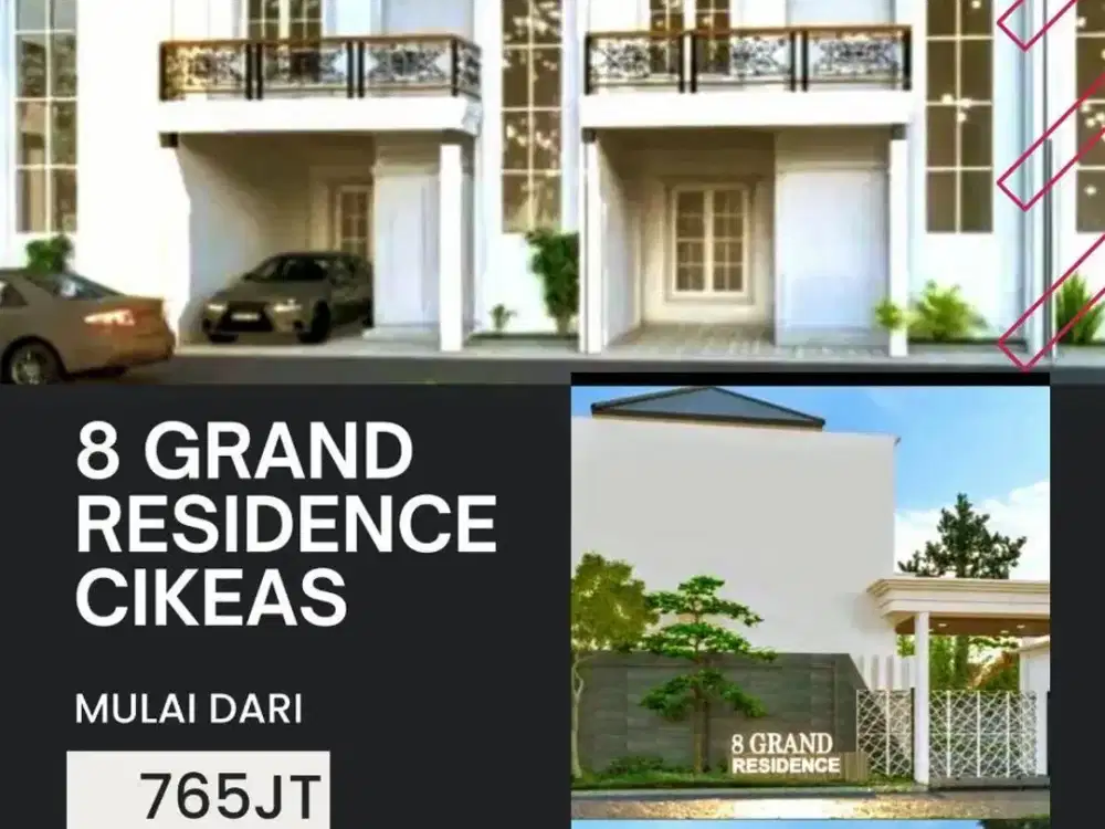 Rumah Mewah Siap Huni Bisa KPR Bank Lokasi Strategis Dekat akses Toll Cimanggis