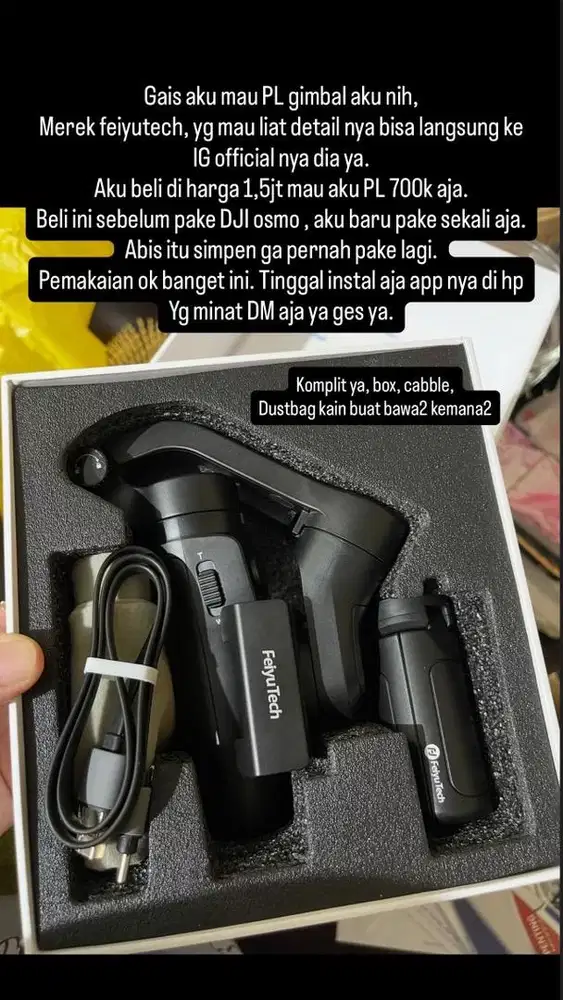 Feiyutech pocket 2, gimbal creator content