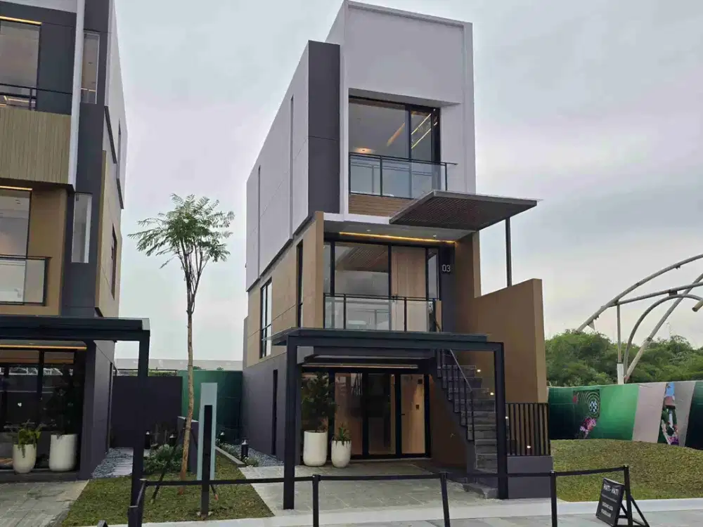 Rumah 3 Lantai Park Serpong Tipe TreeTops Beverly FREE PPN 100% Angsuran 3.5 Juta