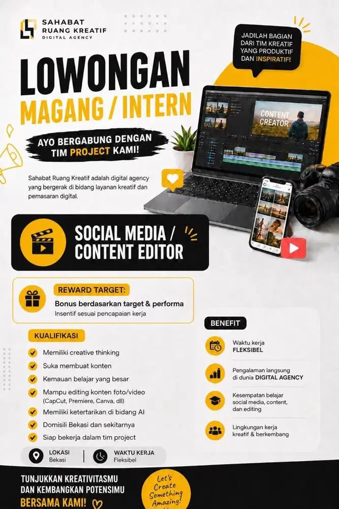 Intern sosial media / content editor