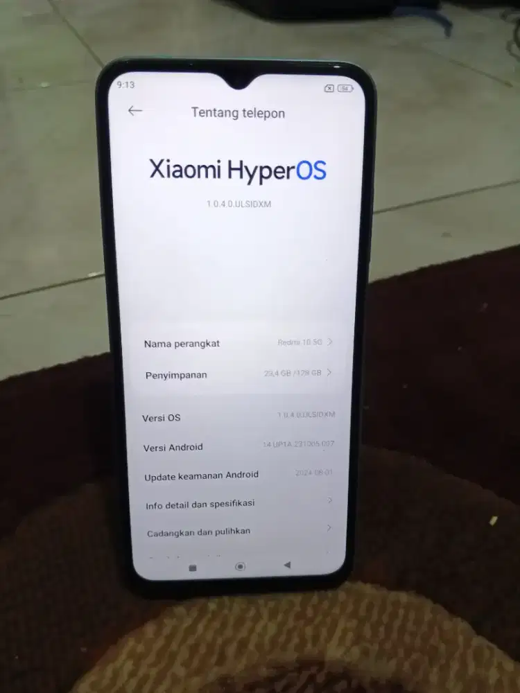redmi 10 5G ram 4+2/128  second like new mulus kelengkapan unit aja
