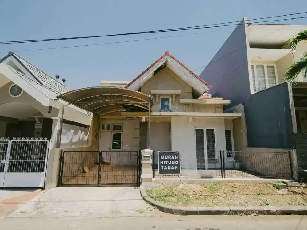 HITUNG TANAH Rumah Pantai Mentari dekat Grand Kenjeran, Pakuwon City