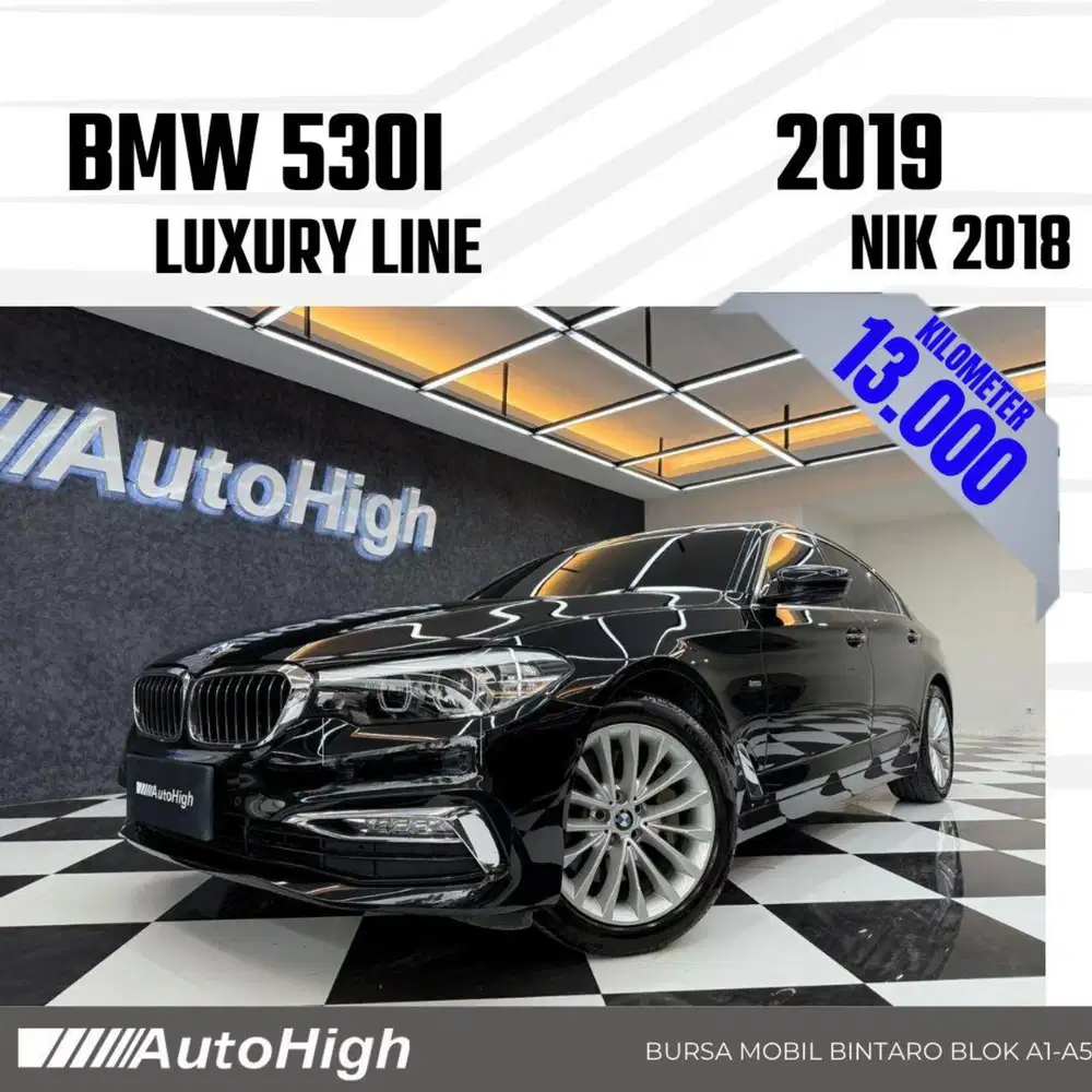 DP10% [Km13.000] 530i Luxury 2018 Black Reg 2020 #AUTOHIGH