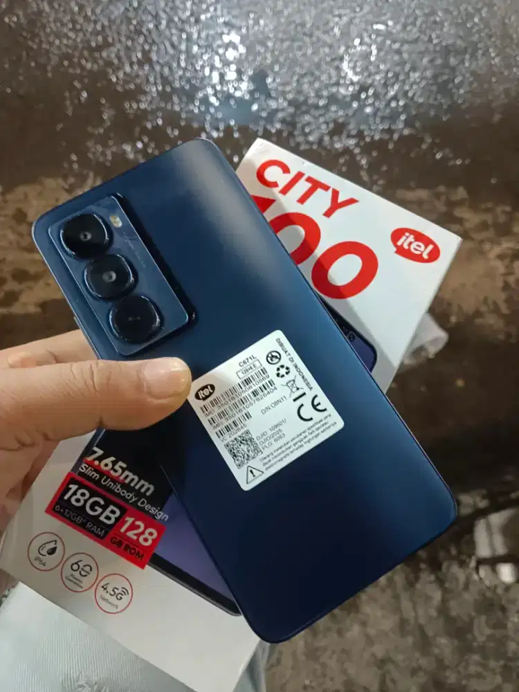 jual itel city 100 ram18/128 fullset