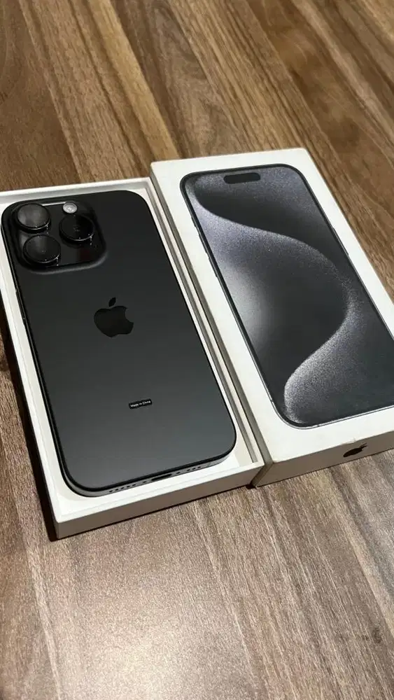 iPhone 15 Pro 128GB Black Titanium Ex IBox Mulus