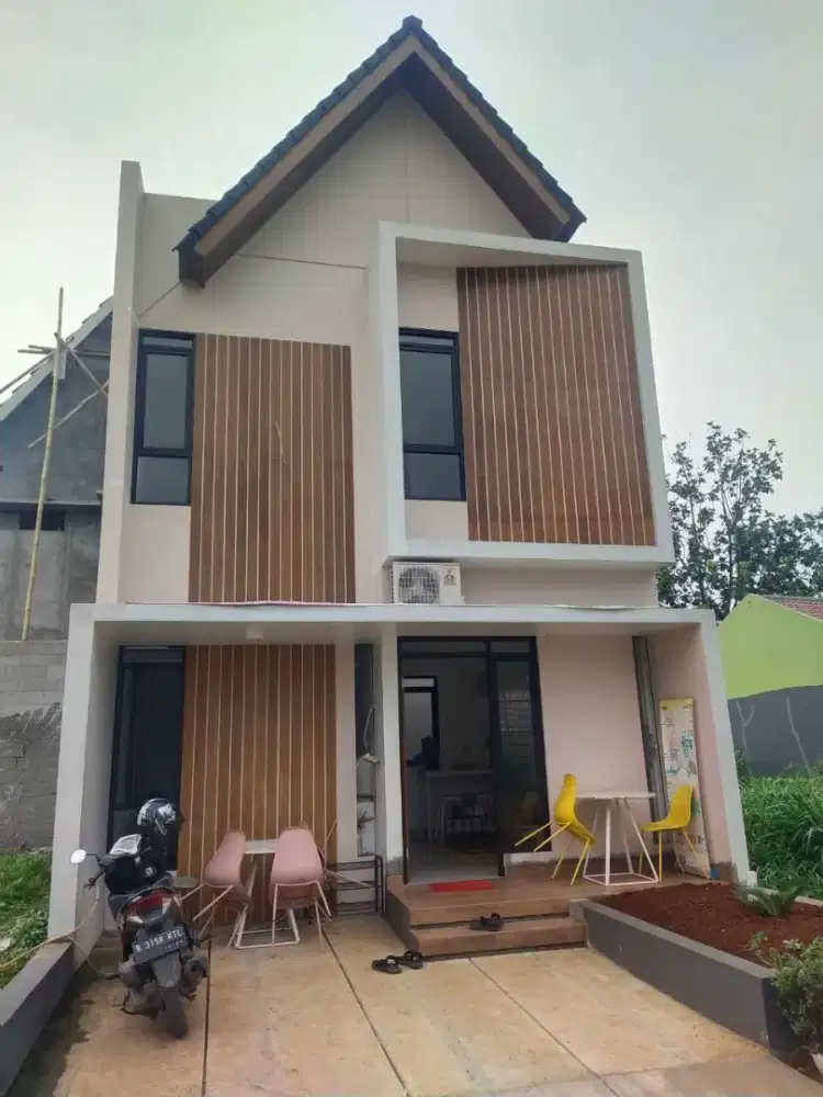 Di jual rumah baru dalam cluster di dekat pasar Kranggan hankam bekasi