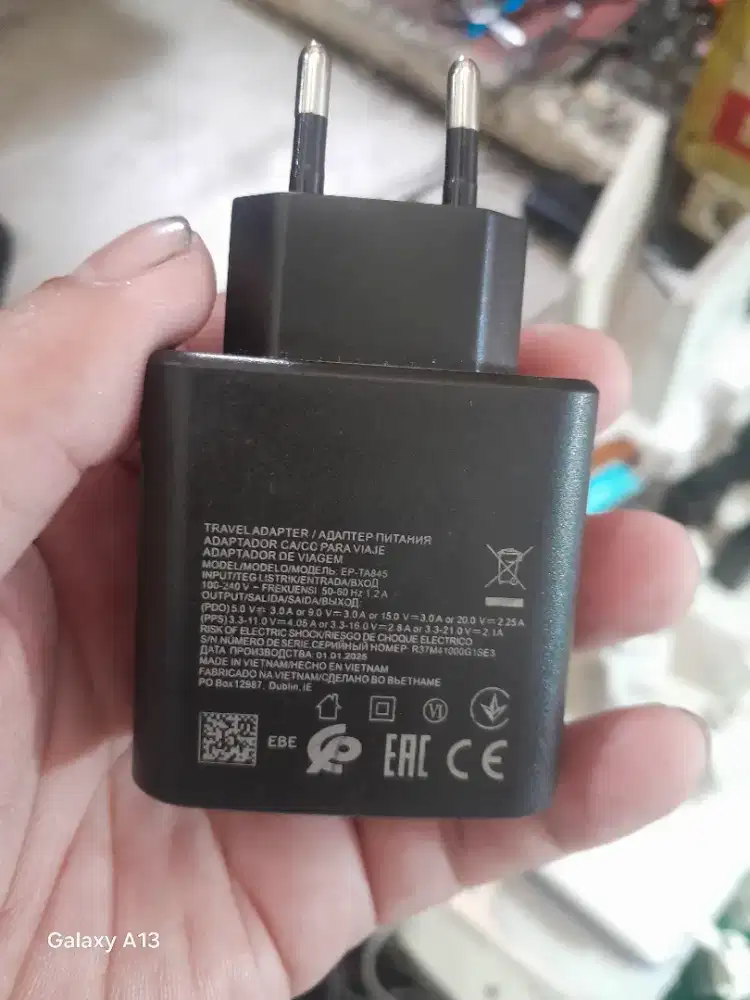 Charger samsung 45watt original super fast charging super cpt