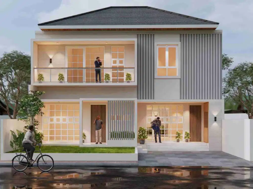 jual rumah mewah inden bisa request kolam renang dll luas mulai 300 m2