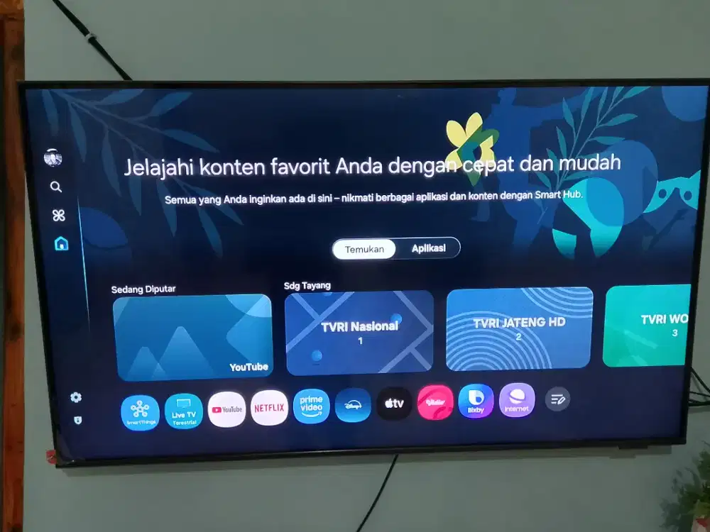 Samsung 43 inch 43UE100F smart tv layar 4K UHD