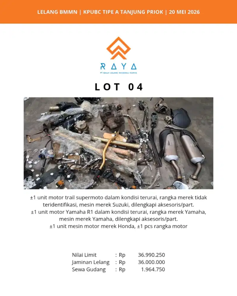 MOTOR TRAIL SUPERMOTO, MOTOR YAMAHA R1, MOTOR HONDA, KONDISI TERURAI