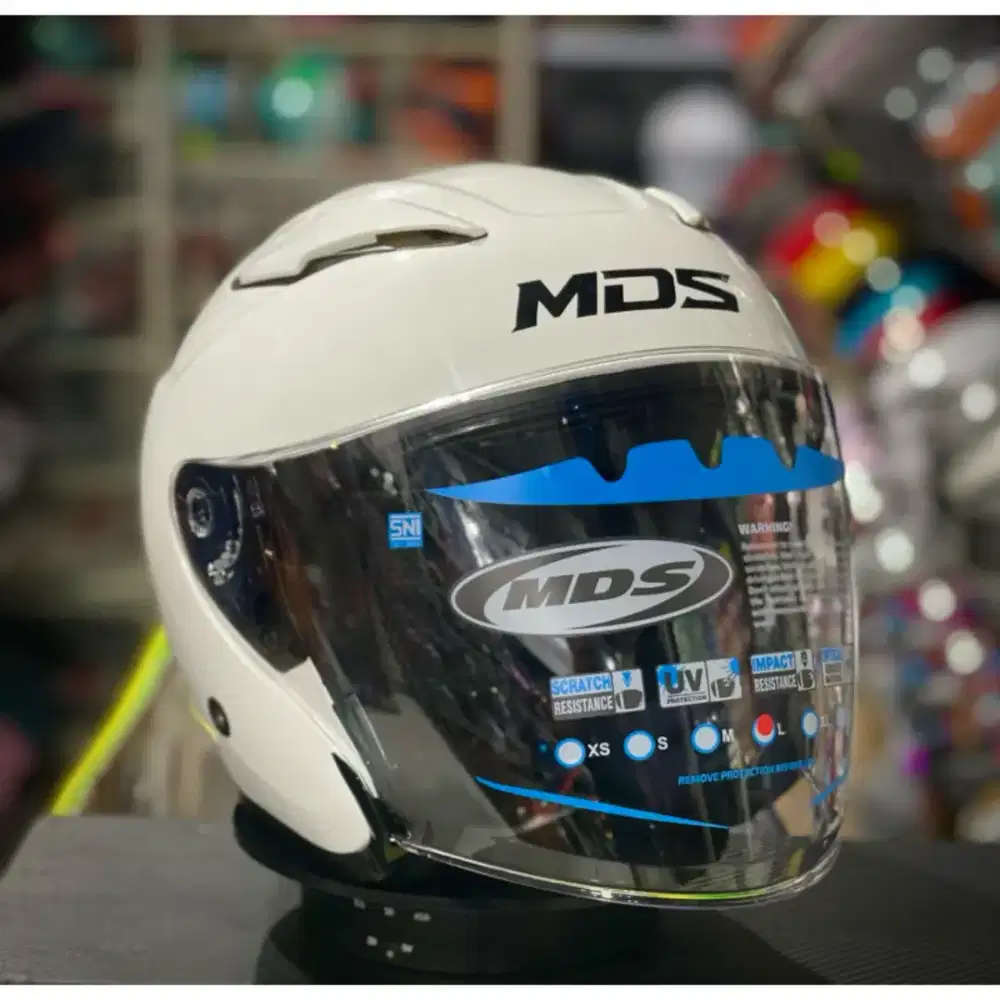 Helm MDS Voltus L Putih