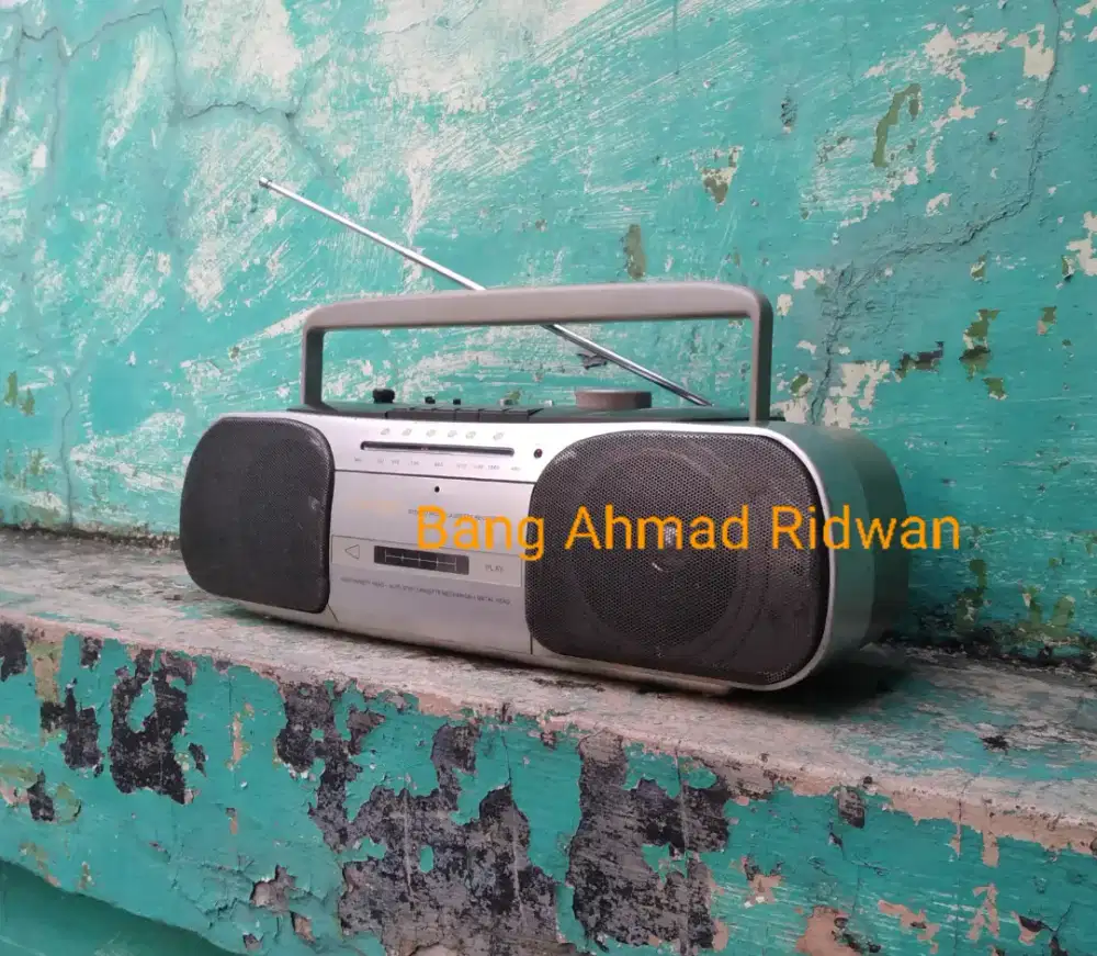 FM AM POLYTRON radio tape compo kaset pita antik jadul kuno tua klasik