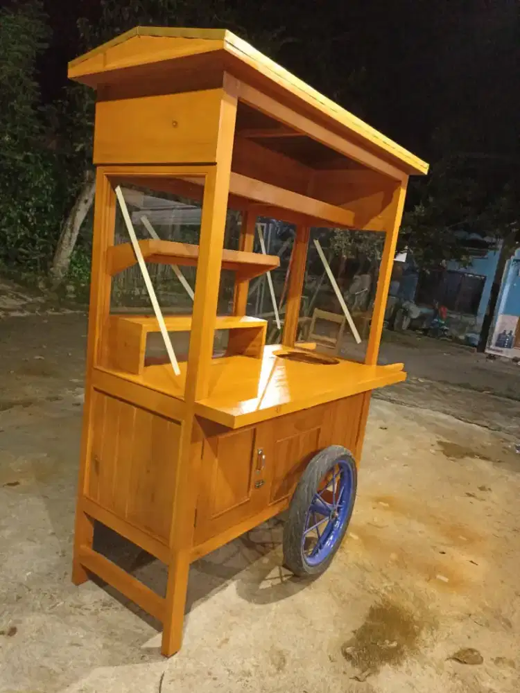 Gerobak murah, gerobak bakso , Mie ayam, sate, dll.