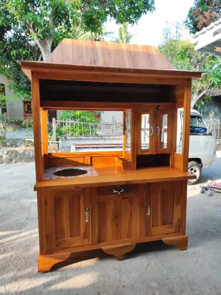 Gerobak murah, gerobak bakso , Mie ayam, sate, dll.