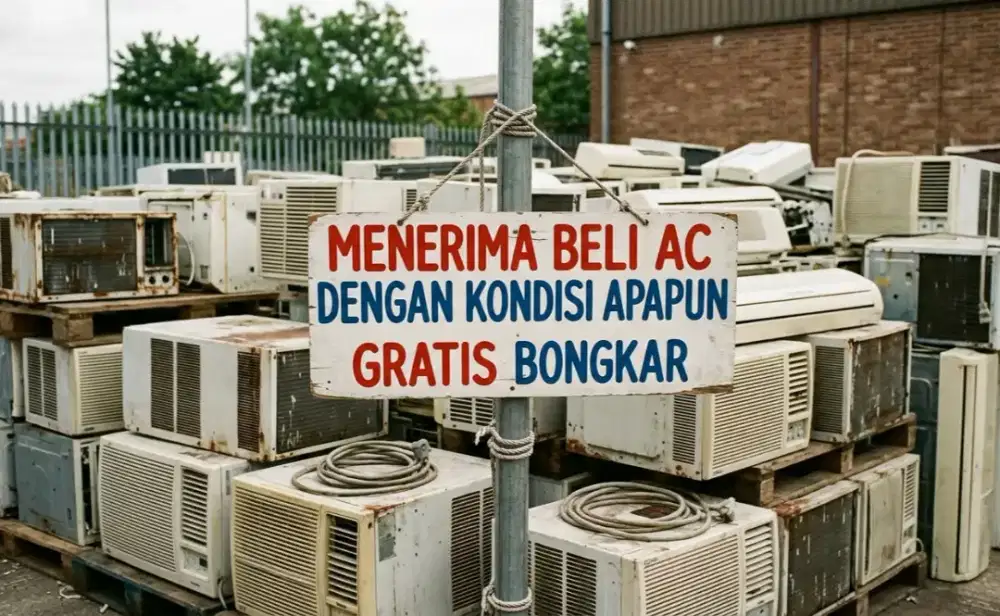 Beli AC bekas dengan berbagai kondisi