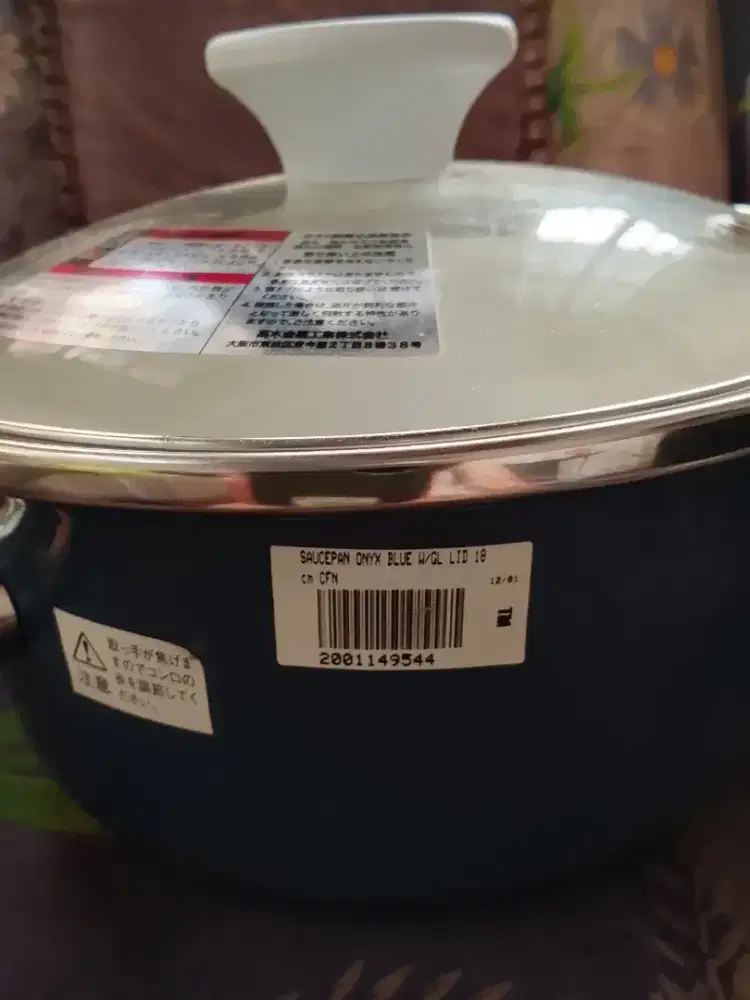 Dijual Panci Onyxblue Saucepan W/Gl Lid 18cm CFN