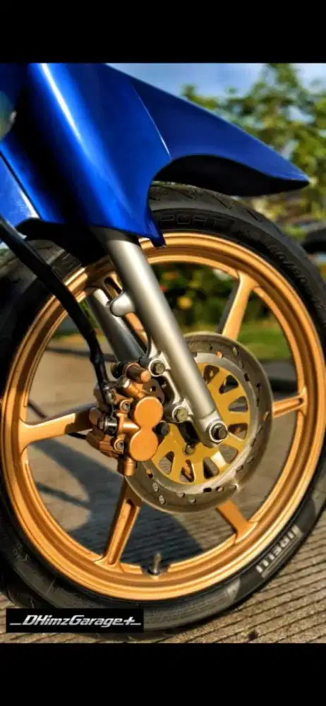 Suzuki Satria 120R Warna Biru Original