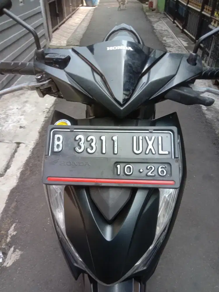 HONDA NEW BEAT DELUXE CBS ISS 2021 HITAM DOP