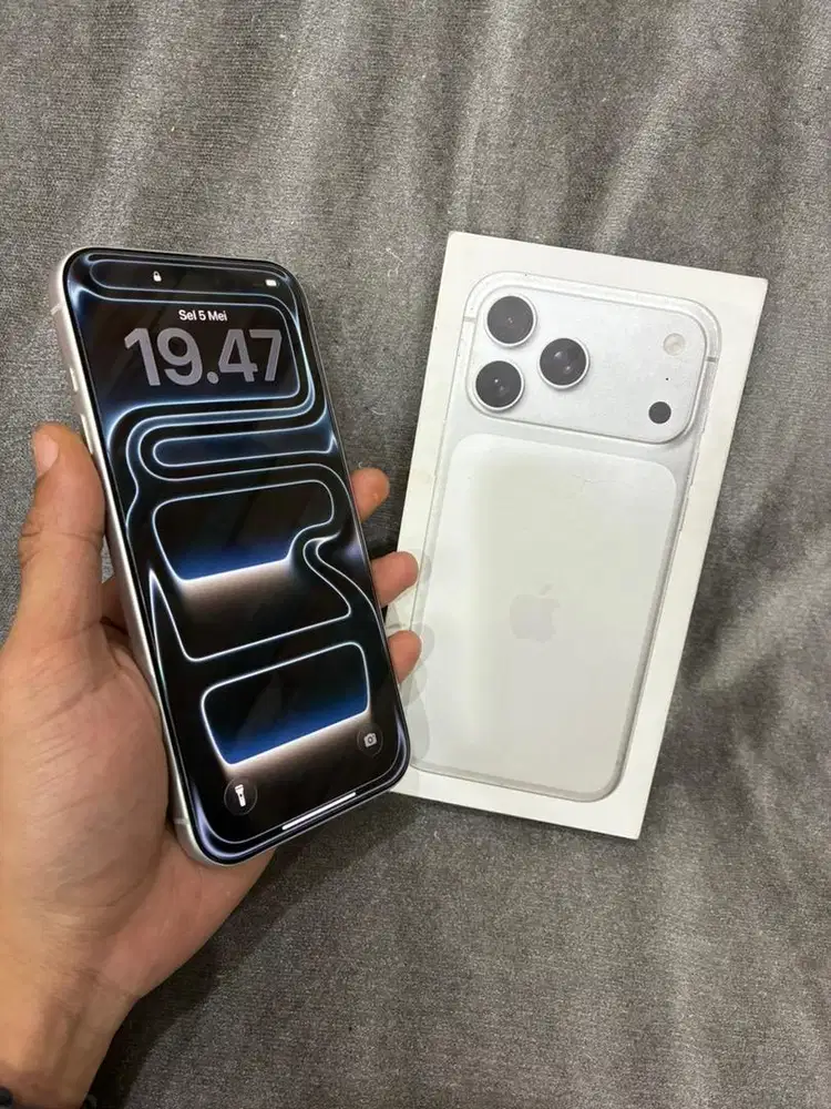 iphone 17 pro max 512gb silver resmi