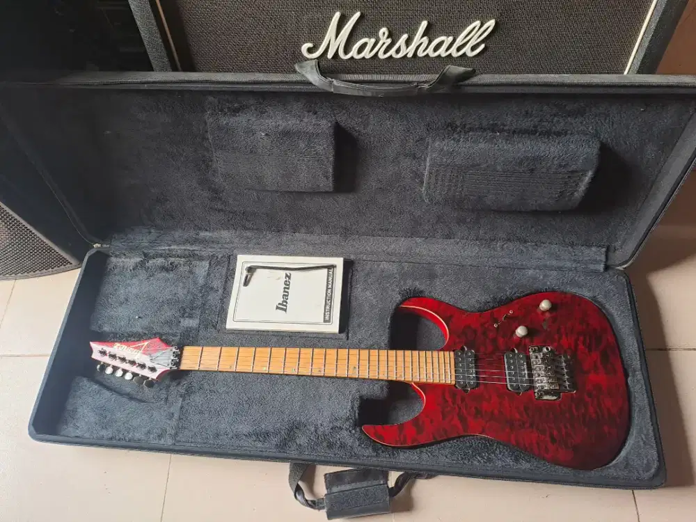 Gitar ibanez premium rg920 qmz