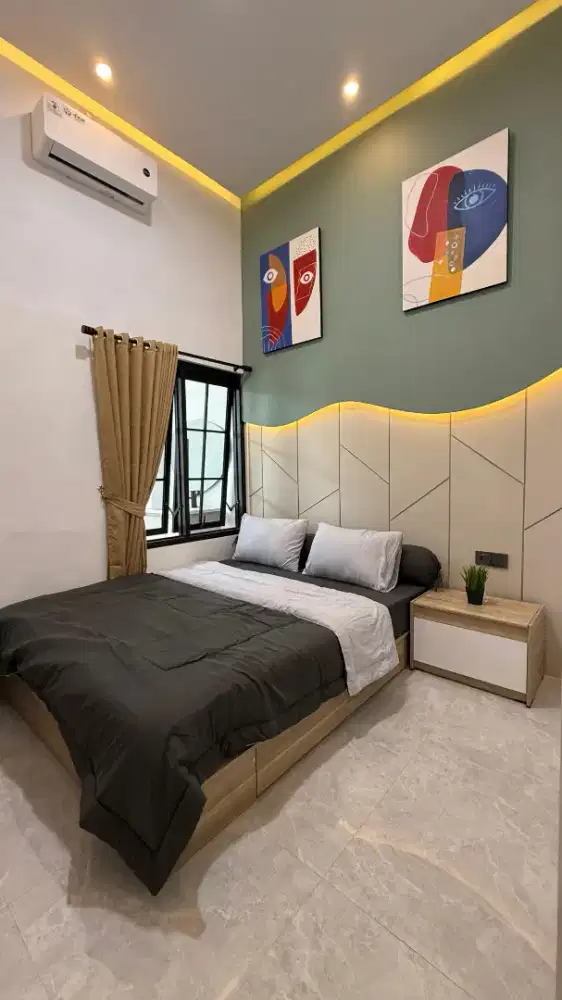 Rumah full furnished di sukun