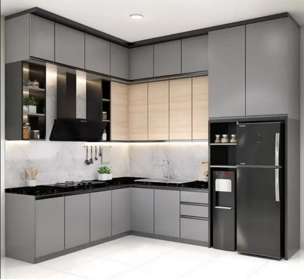 Kitchen set minimalis permeter