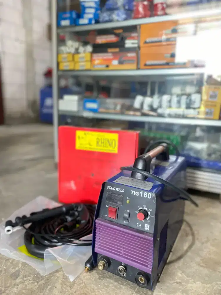 MESIN LAS TIG ARGON BEKAS 160A STAHLWELD LISTRIK INVERTER IGBT DC