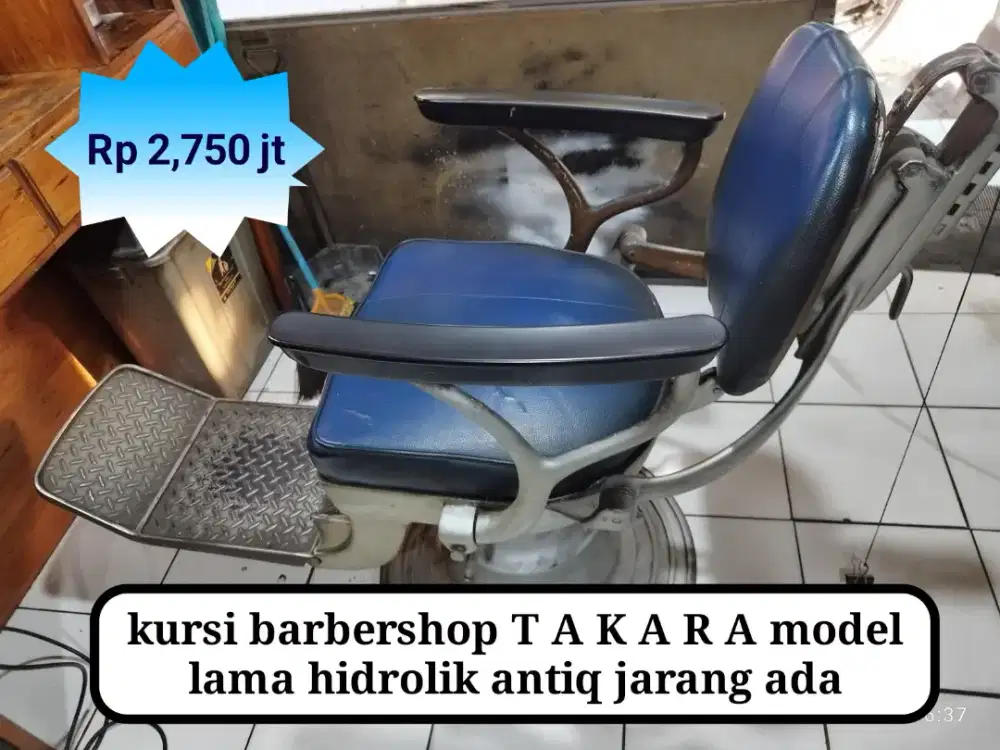 KURSI BARBERSHOP TAKARA HIDROLIK