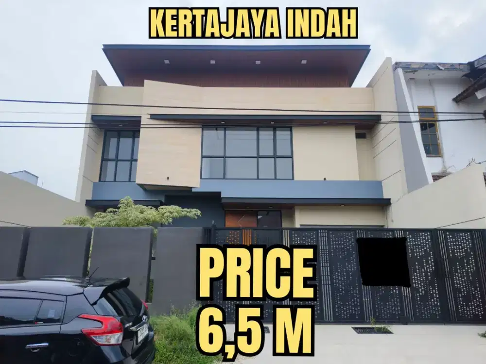 RUMAH MEWAH KERTAJAYA INDAH DHARMAHUSADA LOKASI PREMIUM ELITE, KUALITAS CIAMIK. BARU GRESS.