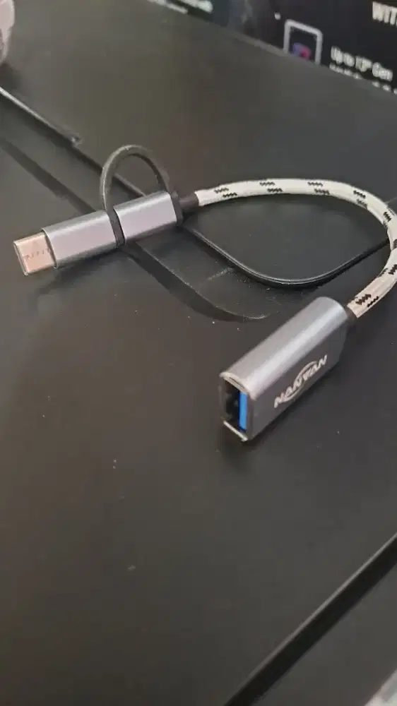 Kabel OTG 2 in 1 Tipe C Micro USB - Desain Ringan, Transfer Data