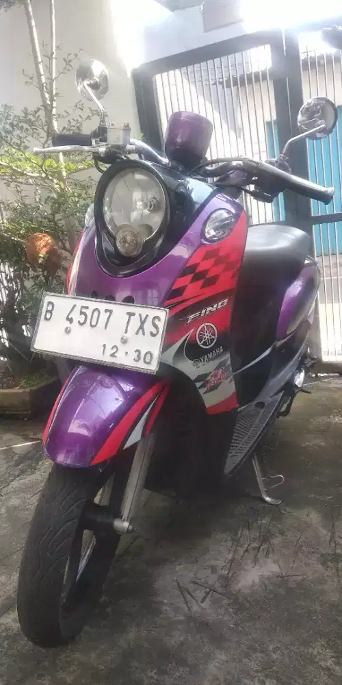 Yamaha Fino karbu th 2013 mulus stater hidup surat lkp