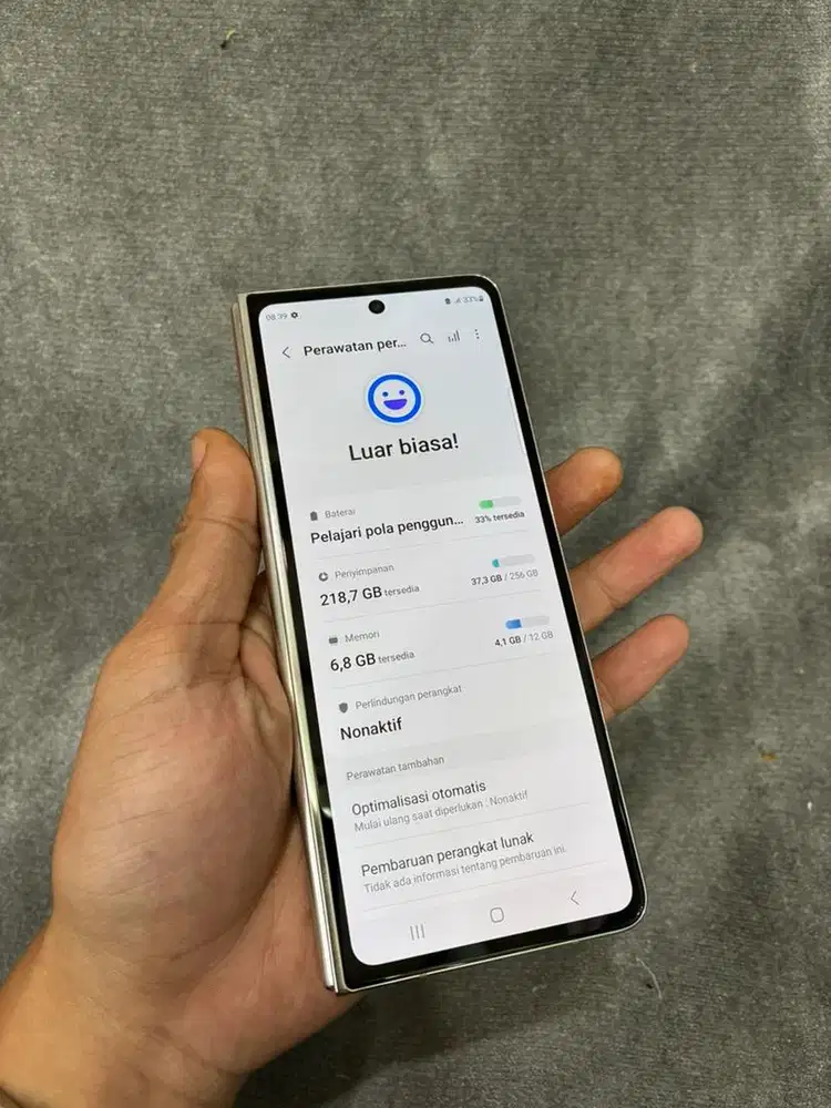 samsung fold 5 12/256 cream resmi sein